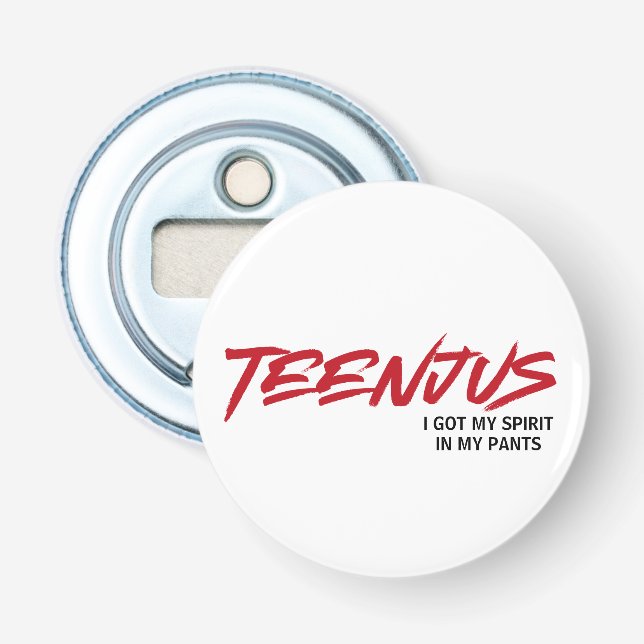 Abrebotellas Personalizado divertida Mensajes de texto del bebé (Anverso)