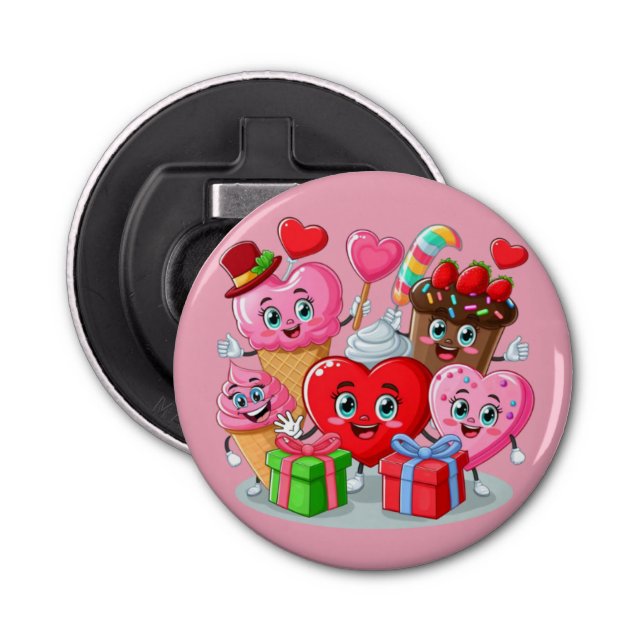 Abrebotellas Personalizado el día de San Valentín de amigos de  (Anverso)