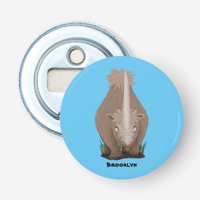 Abrebotellas Personalizado elasmotherium rinoceronte (Anverso)