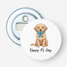 Abrebotellas Personalizado Pi Day Dog Con Símbolo Pi | Feliz Dí