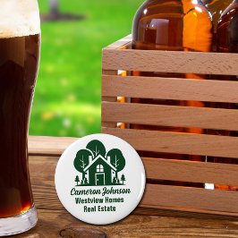 Abrebotellas Personalizado Real Estate Company Green Forest Hou