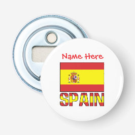 Abrebotellas Personalized Spain Flag Heritage Design