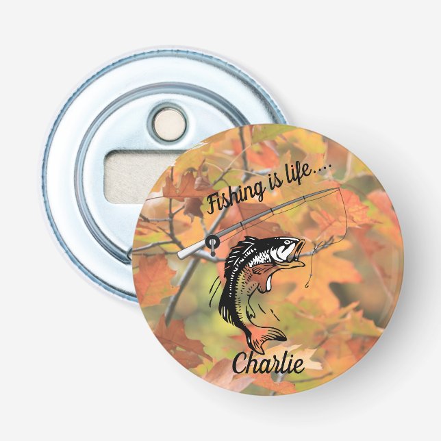 Abrebotellas Pesca de peces de carne de rollo de rollo (Anverso)