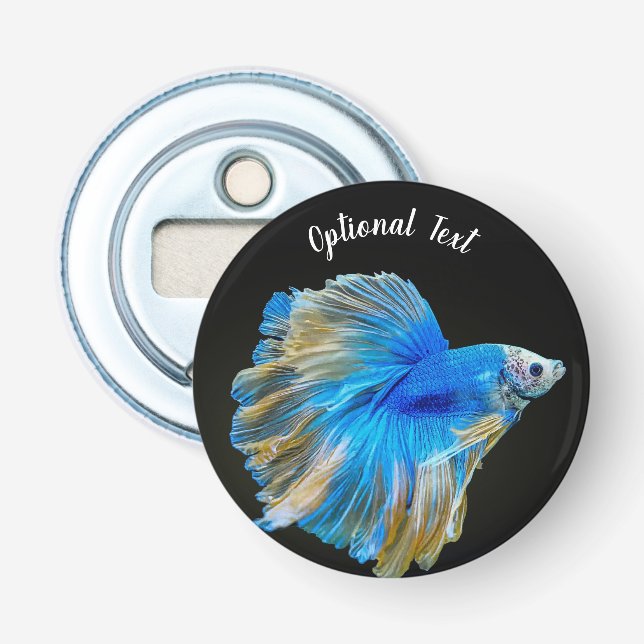 Abrebotellas Pescado azul Betta  (Anverso)