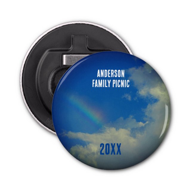 Abrebotellas Picinato de la familia anual arcoiris de la Reunió (Anverso)