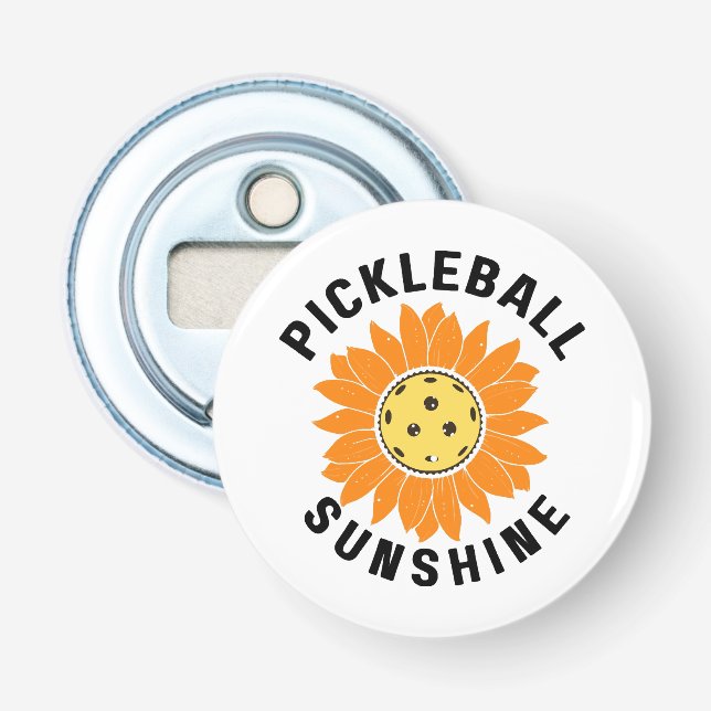 Abrebotellas Pickleball sol (Anverso)