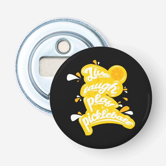 Abrebotellas Pickleball - Vive Ríe Juega Pickleball (Anverso)