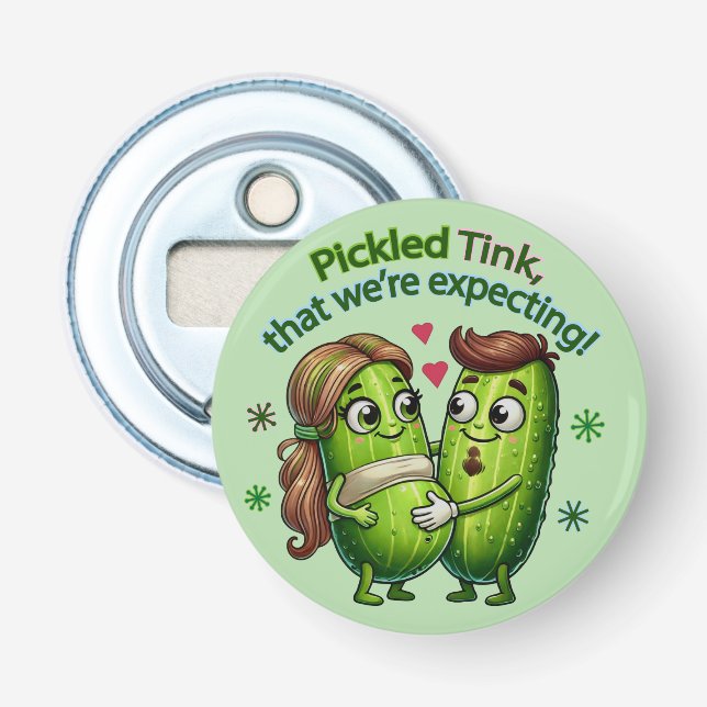 Abrebotellas Pickled Tink de que estamos esperando Pickle Coupl (Anverso)