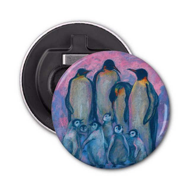 Abrebotellas Pingüinos emperadores, Padres de la Antártida y Ni (Anverso)