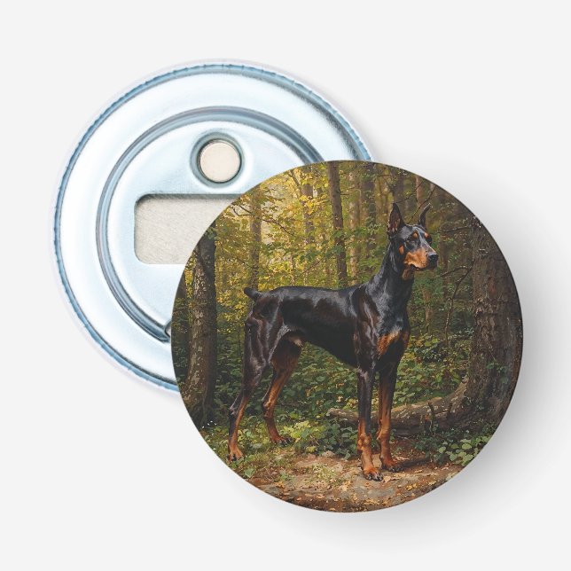 Abrebotellas Pinscher Doberman (Anverso)