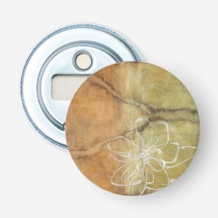 Abrebotellas Pintura abstracta de la silueta en fondo del