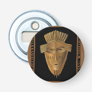 Abrebotellas Pintura africana de la máscara de Chariklia Zarris