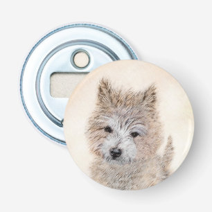 Abrebotellas Pintura de Cachorro de Cairn Terrier - Arte Perro