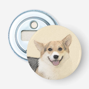 Abrebotellas Pintura de Corgi galés de Pembroke - Arte Perro Or