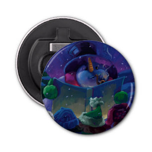 Abrebotellas Pintura de lectura en invierno