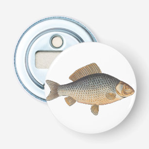 Abrebotellas pintura de pesca de carpa dibujo de agua dulce