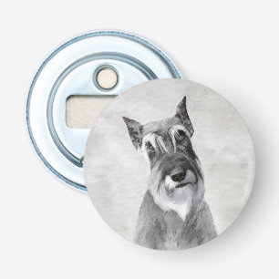 Abrebotellas Pintura Schnauzer (gigante) - Arte de perros