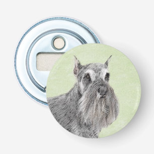 Abrebotellas Pintura Schnauzer (gigante, estándar) - Arte de pe