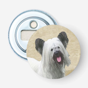 Abrebotellas Pintura Skye Terrier - Arte Perro Original.
