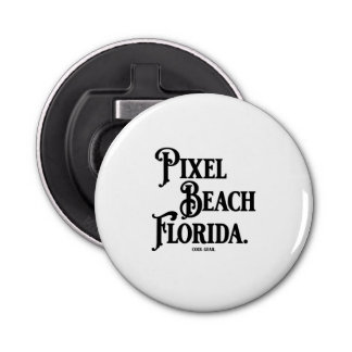 Abrebotellas Pixel Beach Florida Button