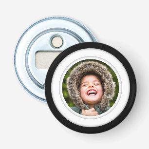 Abrebotellas Plantilla de fotografía Círculo enmarcado