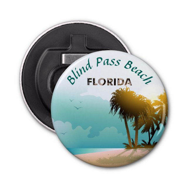 Abrebotellas Playa temática (Anverso)