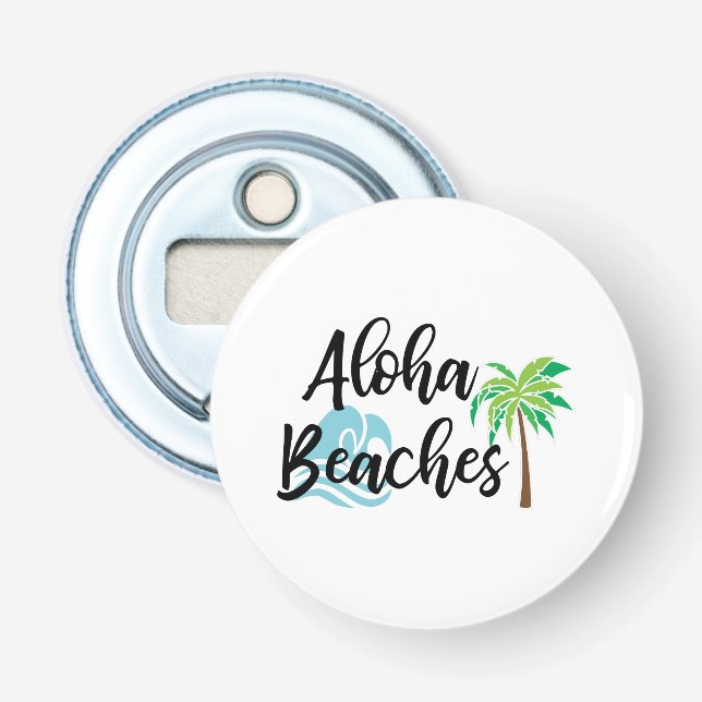 Abrebotellas playas aloha (Anverso)