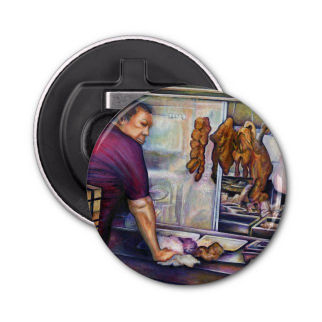 Abrebotellas Pollo sacudido por el sol, Singapur (Anverso)