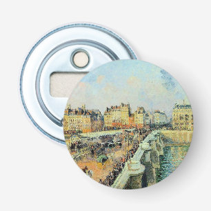 Abrebotellas Pont Neuf, Tarde, Sunlight Camille Pissarro