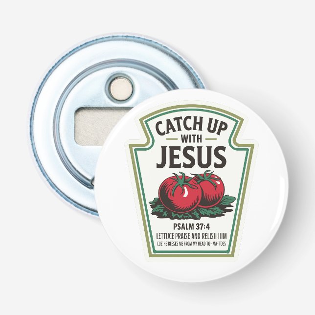 Abrebotellas Ponte al día con Jesús (Anverso)