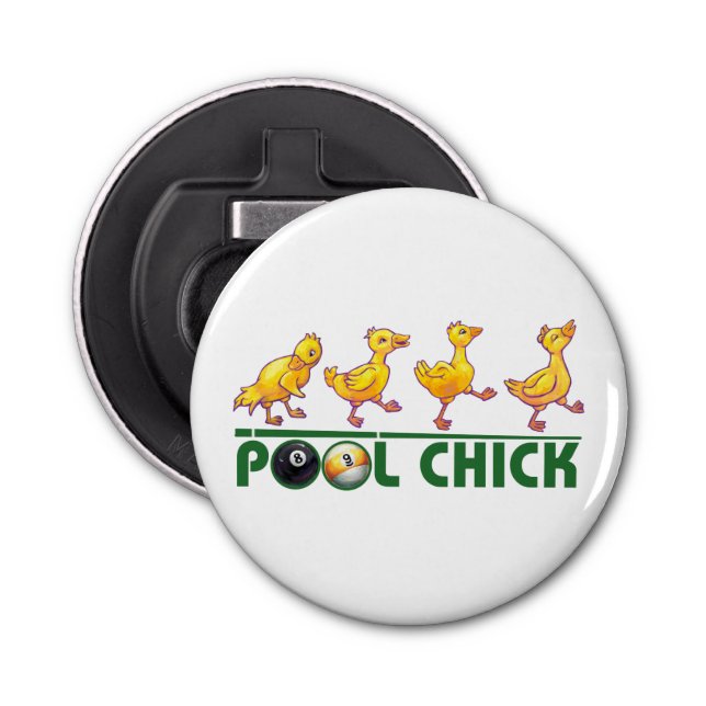 Abrebotellas Pool Chick (Anverso)
