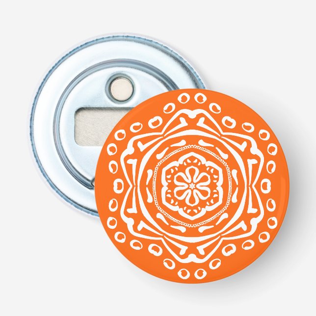 Abrebotellas Poppy Mandala (Anverso)