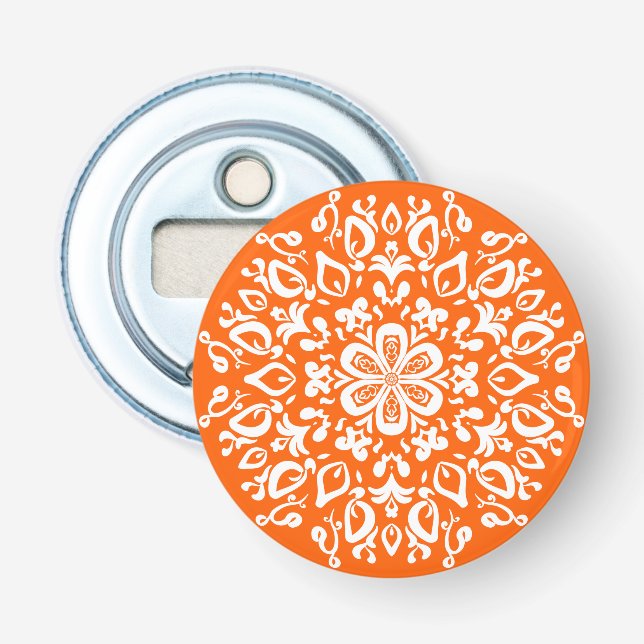 Abrebotellas Poppy Mandala (Anverso)