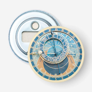 Abrebotellas Primer plano del reloj astronómico de Praga, R. Ch