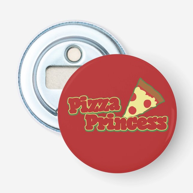 Abrebotellas Princesa de la pizza (Anverso)