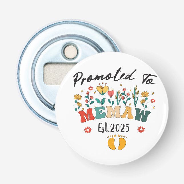 Abrebotellas Promocionado a Memaw est. 2025: Un año especial pa (Anverso)