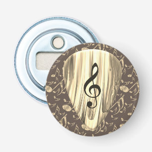 Abrebotellas Púa de guitarra de notas de música personalizada