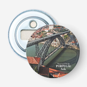 Abrebotellas Puente Porto sobre el río Douro, Portugal