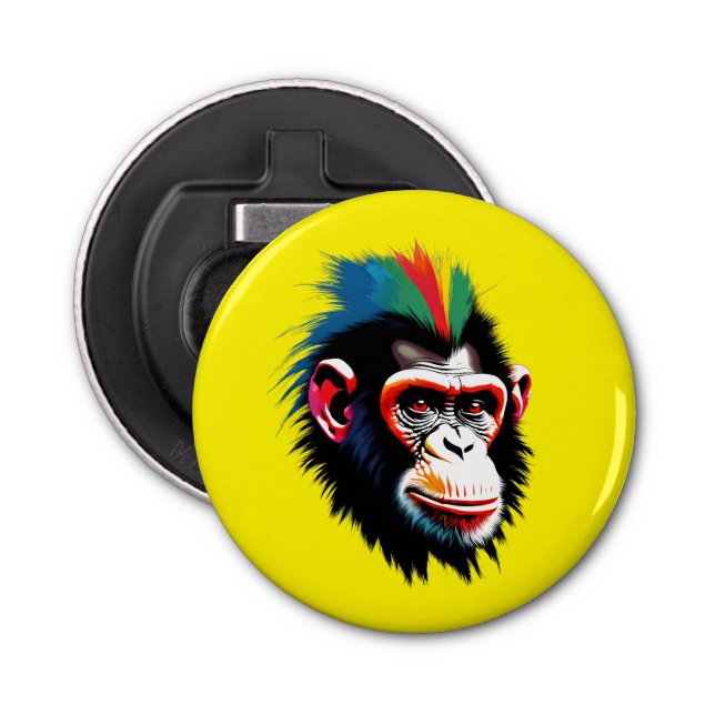 Abrebotellas Punk Chimp (Anverso)
