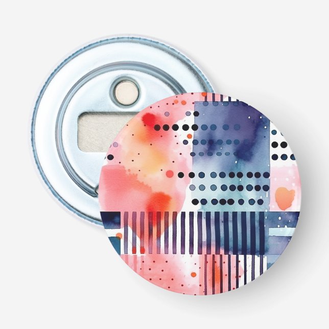 Abrebotellas Puntos y bandas 9 (Anverso)