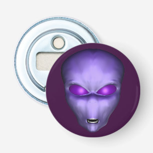 Abrebotellas Purple Alien Head
