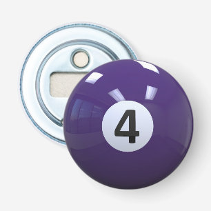 Abrebotellas Purple Nº 4 Billiard Pool Ball
