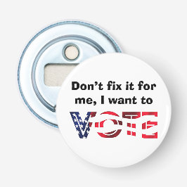 Abrebotellas Quiero votar