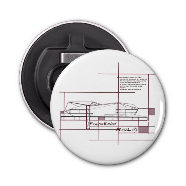 Abrebotellas Realidad Fragmentada - Expresión arquitectónica (Anverso)