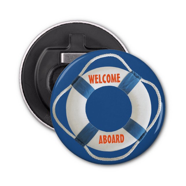 Abrebotellas Recepción a bordo del anillo de vida náutico (Anverso)