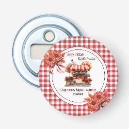 Abrebotellas Recuerdo de Desayuno Campestre de Cama a Cuadros p