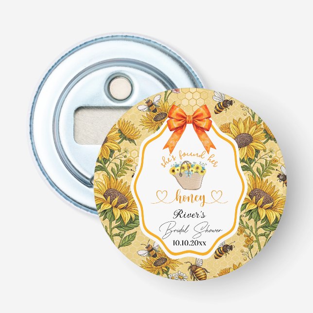 Abrebotellas Recuerdo de la Despedida de Soltera Ella Encontró  (Anverso)