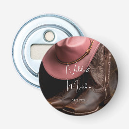 Abrebotellas Regalo de Boda de Romance Rústico