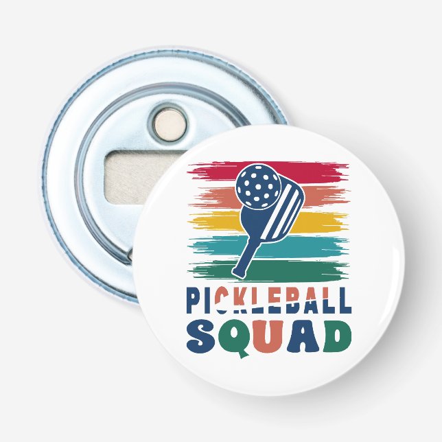 Abrebotellas Regalo para jugadores de pickleball (Anverso)