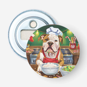 Abrebotellas Repostería Navideña de Bulldog Americano: Navidad